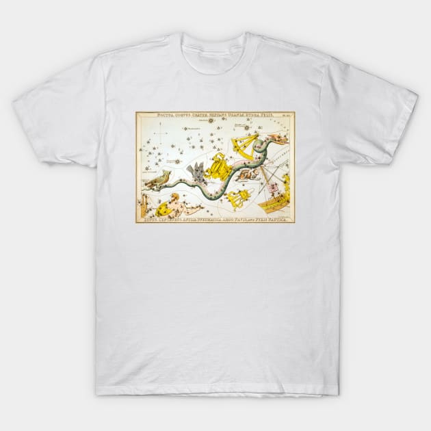 antique sky map for travelers T-Shirt by MiRaFoto